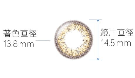 水曜褐著色直徑13.8mm